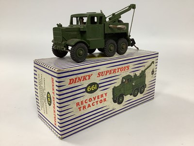 Lot 975 - A Dinky Toys No.661 Recovery Tractor, overall...