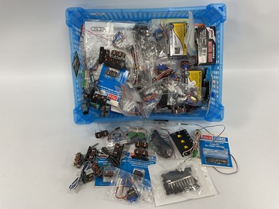 Lot 594 - A quantity of model railway electrical control...