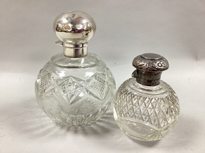 Lot 1 - A Hallmarked Silver Mounted Cut Glass Dressing...