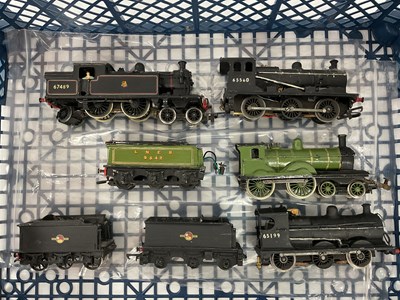Lot 711 - Four 00 gauge kit-built Scottish locomotives:...