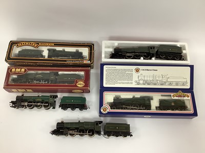 Lot 790 - Six 00 gauge Great Western 4-6-0 locomotives:...