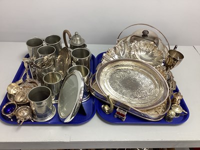 Lot 184 - A Collection of Plated Ware, to include a...