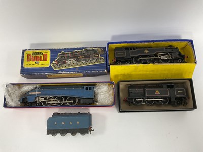 Lot 755 - Three Hornby-Dublo three-rail locomotives: a...