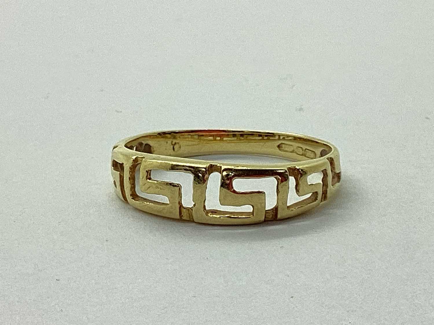 Lot 36 - A Greek Key Style Ring, of openwork design,...