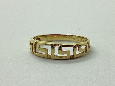 Lot 36 - A Greek Key Style Ring, of openwork design,...