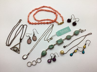 Lot 162 - A Selection of "925" and Other Jewellery, to...