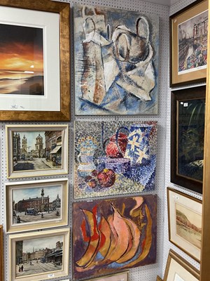 Lot 1536 - Colin Dent (1932–2025) *ARR. Three oil and...