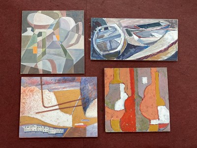 Lot 1553 - Colin Dent (1932–2025) *ARR. Four oil and...