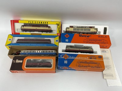 Lot 624 - Six HO scale German locomotives: a boxed...