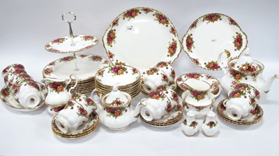 Lot 1197 - Royal Albert “Old Country Roses” dinnerware...