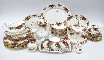 Lot 1204 - Royal Albert “Old Country Roses” dinnerware...