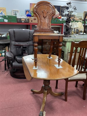 Lot 1615 - XIX Century and Later Mahogany Drop-Leaf Table,...