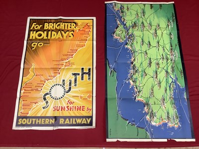 Lot 830 - Railwayana - A Circa 1930's Southern Railway...