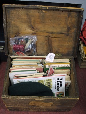 Lot 1161 - Scouting Memorabilia, including cloth badges,...