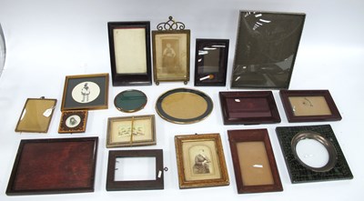 Lot 1424 - Photograph Frames, including inlaid, wooden,...