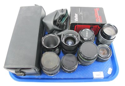 Lot 1421 - Camera Lenses; Sigma af tele 400mm f/5.6 cased,...