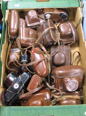 Lot 1173 - A Large Collection of Vintage 35mm Cameras, to...