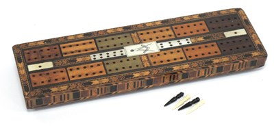 Lot 1253 - A Late 19th Century Masonic Tunbridge Ware...