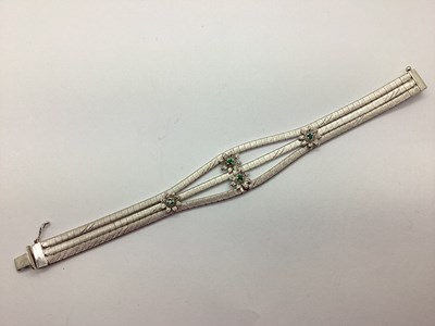 Lot 167 - A Snake Style Link Bracelet, of openwork and...