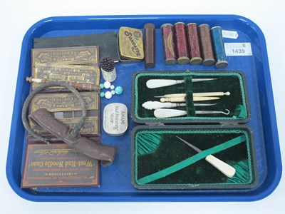 Lot 1439 - Early XX Century Needlework Cylinders with...