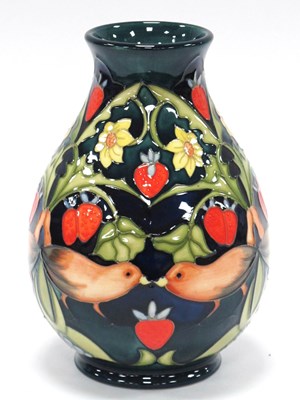 Lot 1087 - A Moorcroft Pottery Vase, of baluster form,...