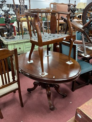 Lot 1623 - XIX Century Mahogany Oval Shaped Table, with a...