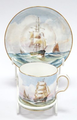 Lot 1080 - A Royal Crown Derby Porcelain Coffee Can and...