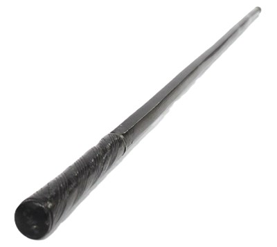 Lot 1289 - A Late XIX Century Ebony Walking Cane, with...