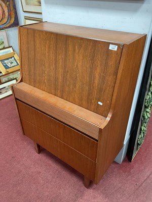 Lot 1582 - Rougier Teak Wood Escoritoire, with a fall...