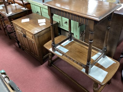 Lot 1587 - Rectangular Oak Coffee Table, oak occasional...