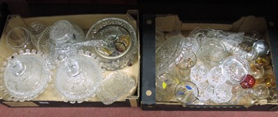 Lot 1146 - Glassware - lidded bowls, salad servers,...