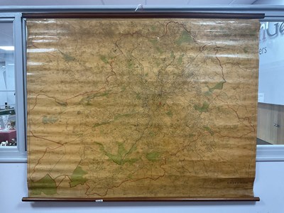 Lot 1518 - Geographica Scroll Map of the City of...