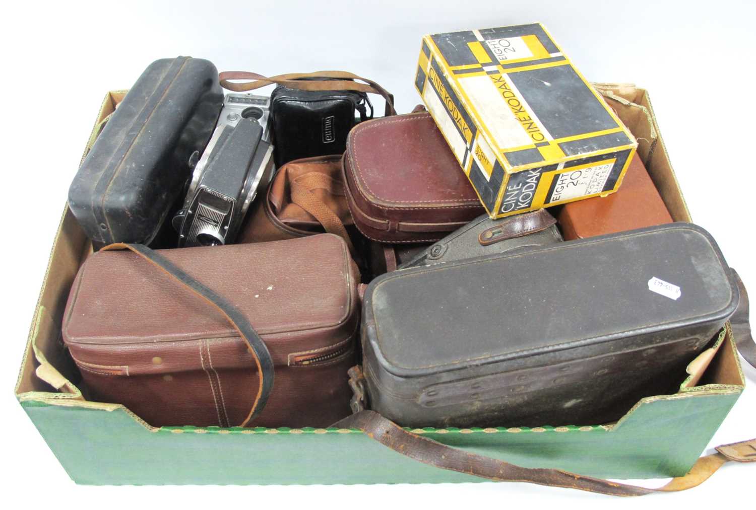 Lot 1015 - Cine Cameras; Eumig C3 M, Yashica U-G, Canon...