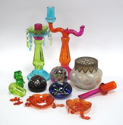 Lot 1303 - Vaseline Glass Posy Bowl, 14.5cm diameter,...