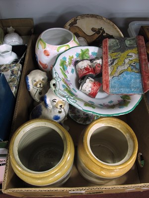 Lot 1034 - Michael MC Studio Pottery Stand and three...