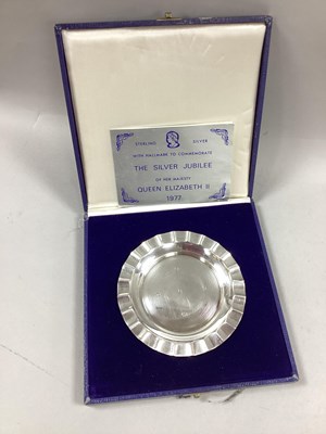 Lot 8 - A Royal Commemorative Hallmarked Silver Dish,...