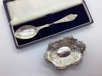 Lot 16 - An Antique Style Hallmarked Silver Christening...