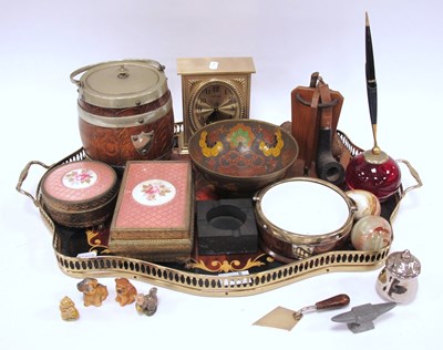 Lot 1458 - 1980 Russian Olympics Brass Bowl, Rhythm clock,...