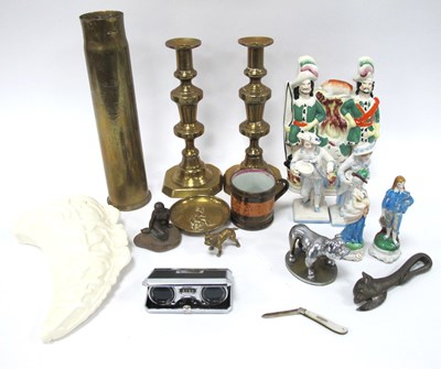 Lot 1230 - Iron Bull Nose Tin Opener, mother of pearl...