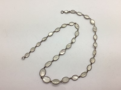 Lot 142 - An Antique Moonstone Style Necklace, of...