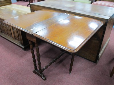 Lot 1574 - XIX Century Walnut Sutherland Table, with drop...