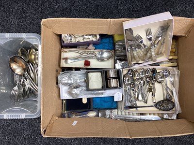 Lot 182 - A Large Mixed Lot of Assorted Plated and...