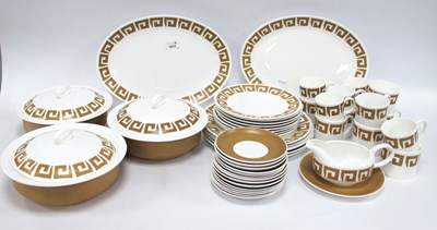 Lot 1217 - Wedgwood 'Old Gold Keystone', Susie Cooper...