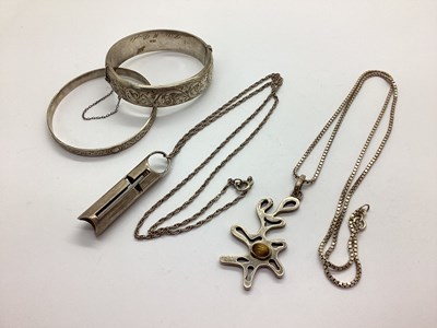 Lot 112 - TAXCO MEXICO Modernist Style Abstract Pendant,...