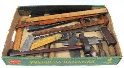 Lot 1002 - Tools; Two vintage drawknives one marked...
