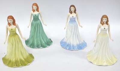 Lot 1267 - Four Boxed Royal Doulton “The Gemstones...