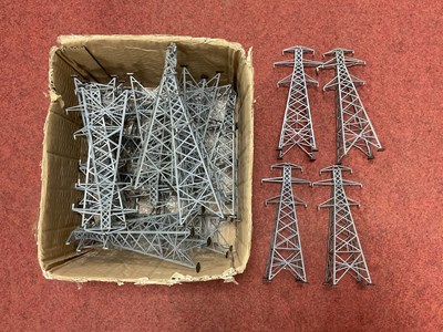 Lot 481 - Approximately twenty model electricity pylons,...