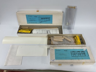 Lot 734 - Two boxed Brandbright 16mm scale coach kits,...