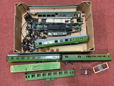 Lot 503 - A Box of 'O' Gauge Scratch/Kit Built Coach...