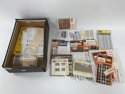 Lot 733 - A Large Collection of Mainly 4mm Scale Signs...